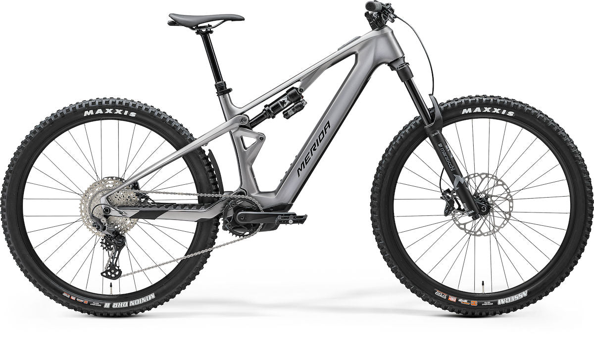 MERIDA eONE-SIXTY SL 6000 I1 – E-MTB Fully, Bosch Performance Line SX, 400 Wh, Carbon, Gunmetal Grey (Black)