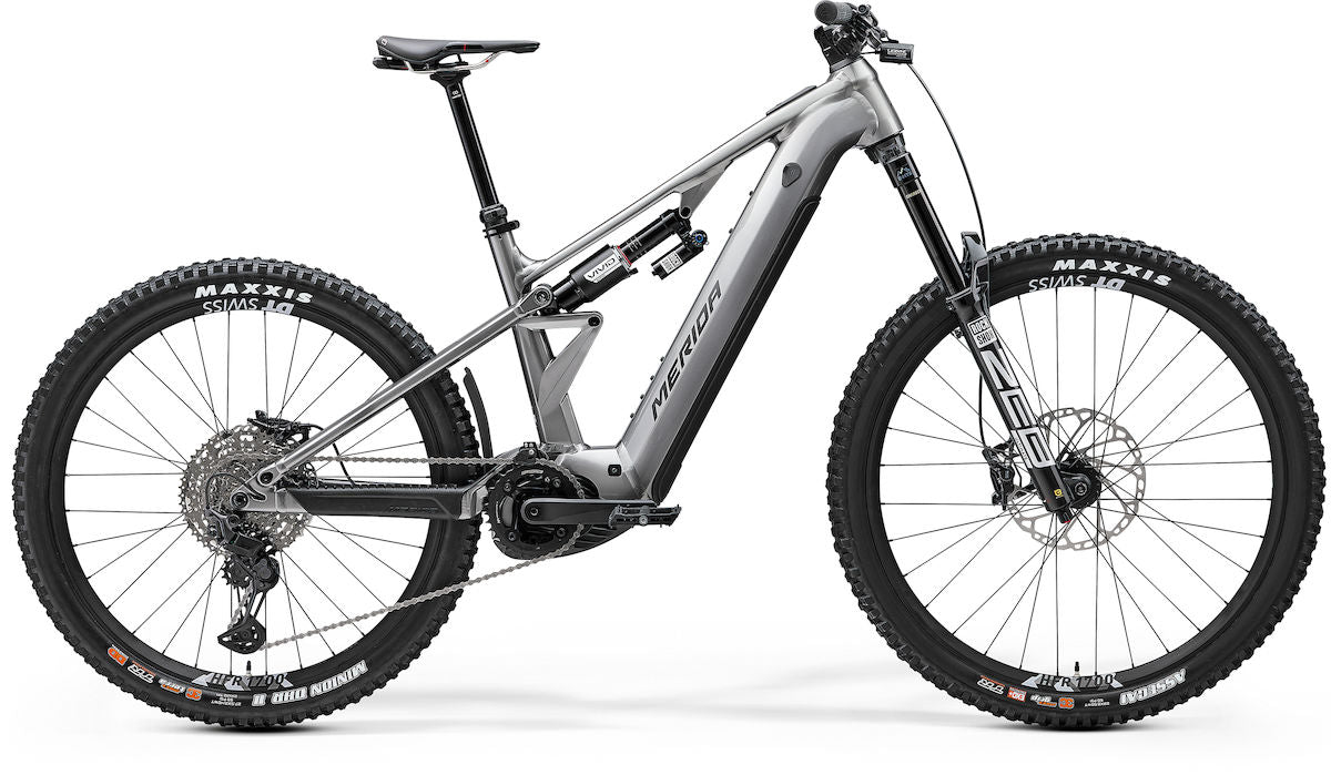 MERIDA eONE-EIGHTY 900 I1 – E-MTB Fully, Bosch Performance Line CX, 800 Wh, Glossy Gunmetal Grey (Black)