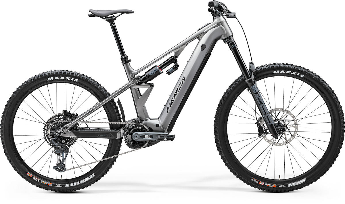 MERIDA eONE-EIGHTY 700 I1 – E-MTB Fully, Bosch Performance Line CX, 800 Wh, Glossy Gunmetal Grey (Black)