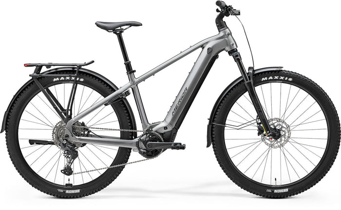 MERIDA eFLOAT CC 500 EQ II1 – E-Trekkingbike, Bosch Performance Line CX, 800 Wh, Gunmetal Grey (Black)