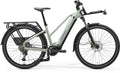 MERIDA eFLOAT HD 500 Lady EQ II1 – E-Trekkingbike, Bosch Performance Line CX, 800 Wh, Early Moss Grey (Blue)
