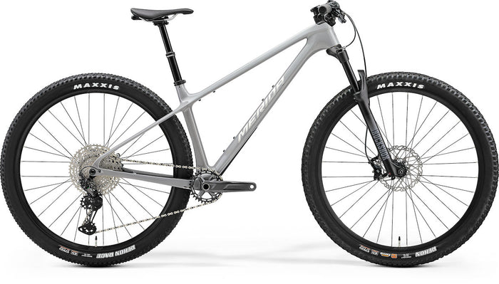 MERIDA BIG.NINE TR 5000 – Mountainbike Hardtail, Carbon, Shimano XT, Cool Grey (Silver/Black)
