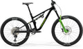 MERIDA ONE-SIXTY 800 FR – Mountainbike Fully, Aluminium, Shimano Deore M6100, Metallic Black (Grey/Green)