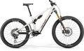 MERIDA eONE-SIXTY 10K – E-MTB Fully, Shimano EP801, 600 Wh, Carbon, Snow White (Bronze Metal)