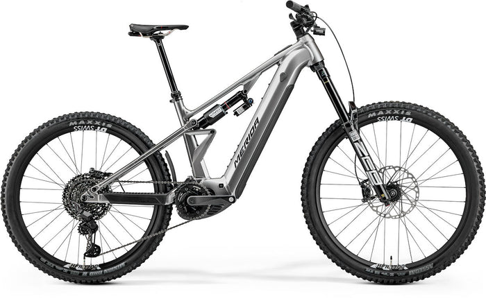 MERIDA eONE-EIGHTY 900 – E-MTB Fully, Bosch Performance Line CX, 800 Wh, Gunmetal Grey (Black)