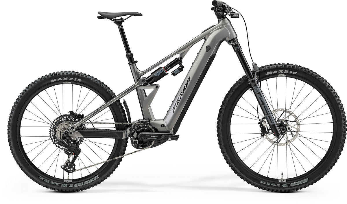 MERIDA eONE-EIGHTY 700 – E-MTB Fully, Bosch Performance Line CX, 800 Wh, Gunmetal Grey (Black)