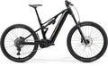 MERIDA eONE-EIGHTY 400 – E-MTB Fully, Bosch Performance Line CX, 600 Wh, Metallic Black (River Clay)