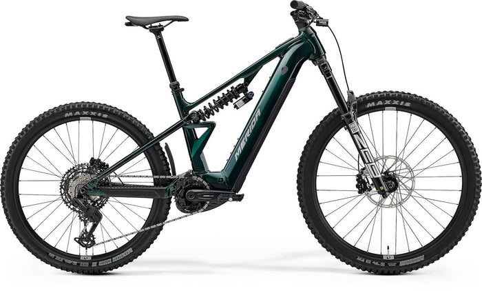 MERIDA eONE-EIGHTY FR 800 – E-MTB Fully, Bosch Performance Line CX, 800 Wh, Halo Green (Grey)