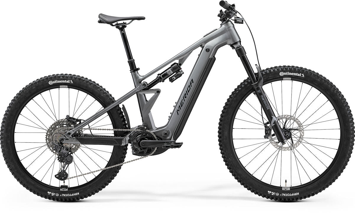 MERIDA ETMO 800 – E-MTB Fully, Bosch Performance Line CX, 800 Wh, Gunmetal Grey (Black)