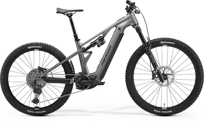 MERIDA ETMO 800 – E-MTB Fully, Bosch Performance Line CX, 800 Wh, Gunmetal Grey (Black)