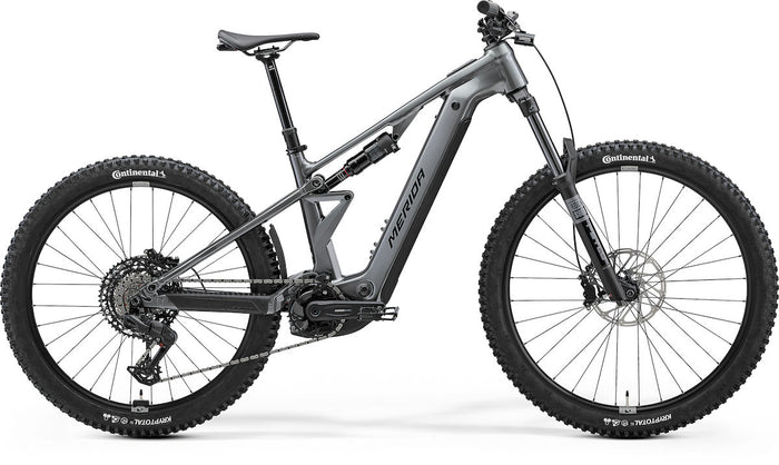 MERIDA ETMO 700 – E-MTB Fully, Bosch Performance Line CX, 600 Wh, Gunmetal Grey (Black)