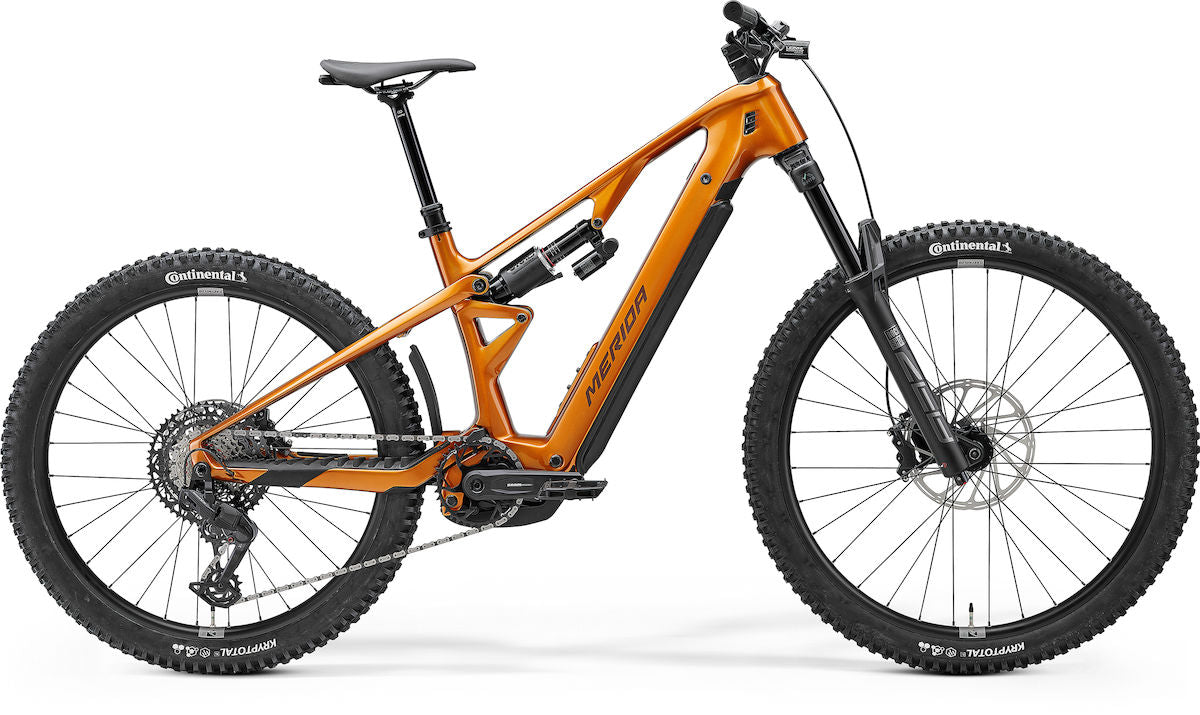 MERIDA LITHOS 6000 – E-MTB Fully, Bosch Performance Line CX, 800 Wh, Carbon, Wild Honey (Wildberry)