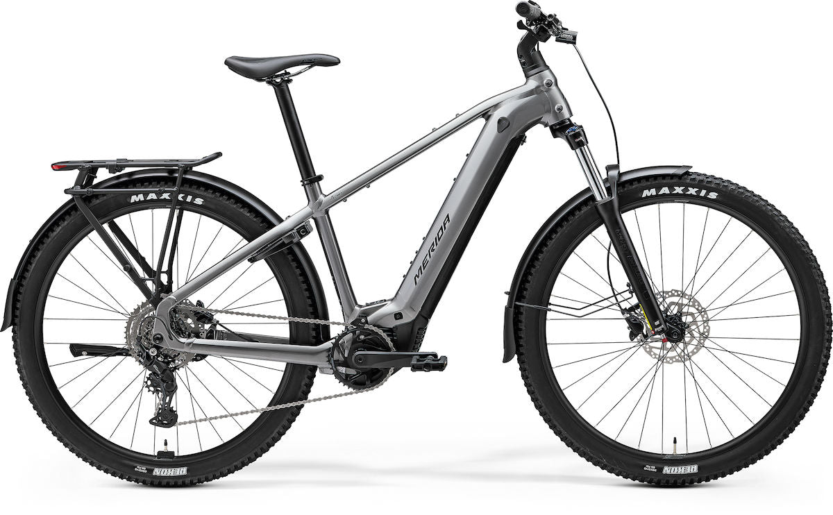 MERIDA eFLOAT CC 400 EQ – E-Citybike, Bosch Performance Line CX, 600 Wh, Gunmetal Grey (Black)