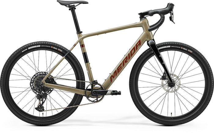 MERIDA eSILEX+ 600 – E-Gravelbike, Mahle X30 Drive Unit, 237 Wh, Oak Bork (Bronze)