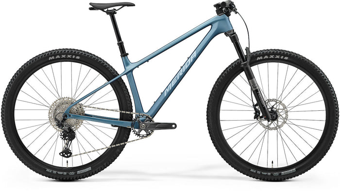 MERIDA BIG.NINE TR 5000 – Mountainbike Hardtail, Carbon, Shimano XT, Silk Steel Blue (Blue)