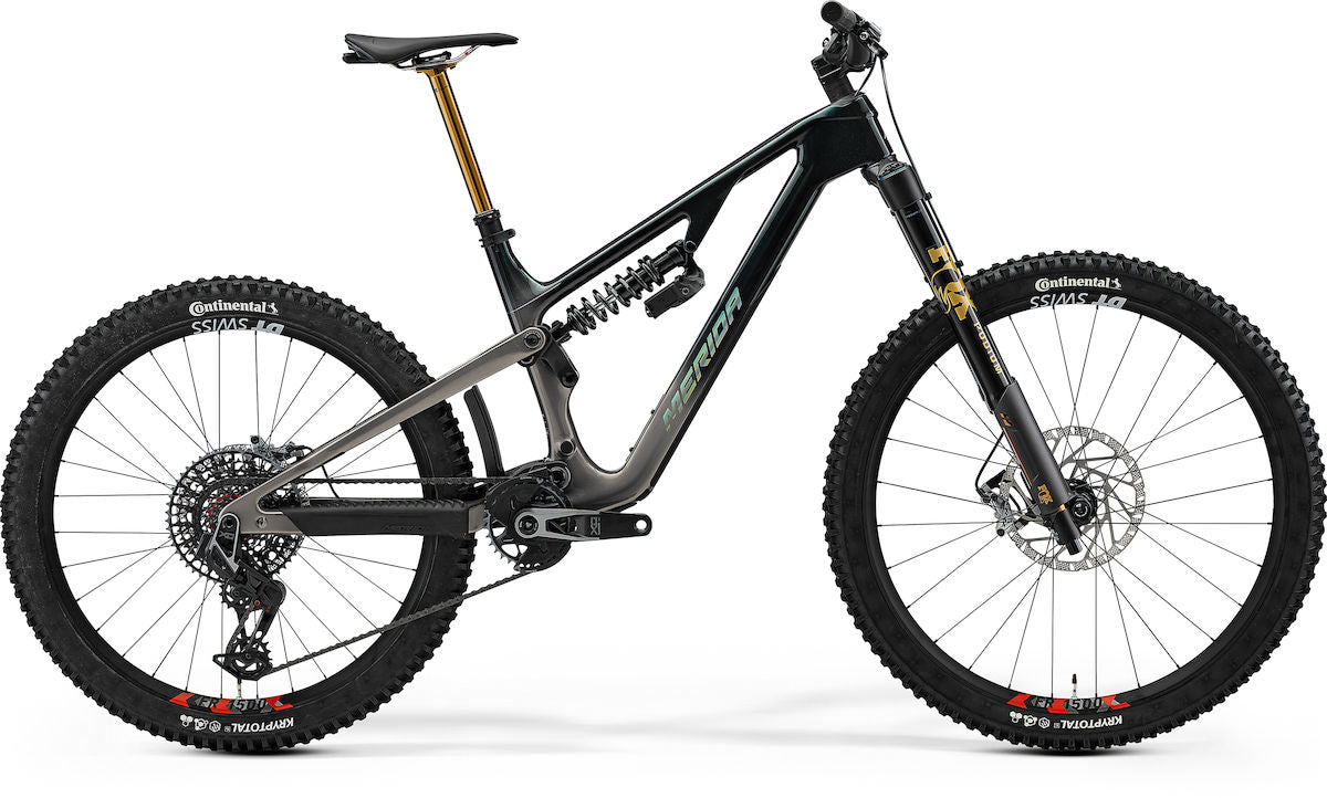 MERIDA ONE-SIXTY 10K – Mountainbike Fully, Carbon, Sram X0 Eagle Transmission, Halo Green Fade (Holo Silver)