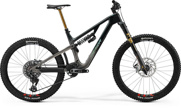 MERIDA ONE-SIXTY 10K – Mountainbike Fully, Carbon, Sram X0 Eagle Transmission, Halo Green Fade (Holo Silver)