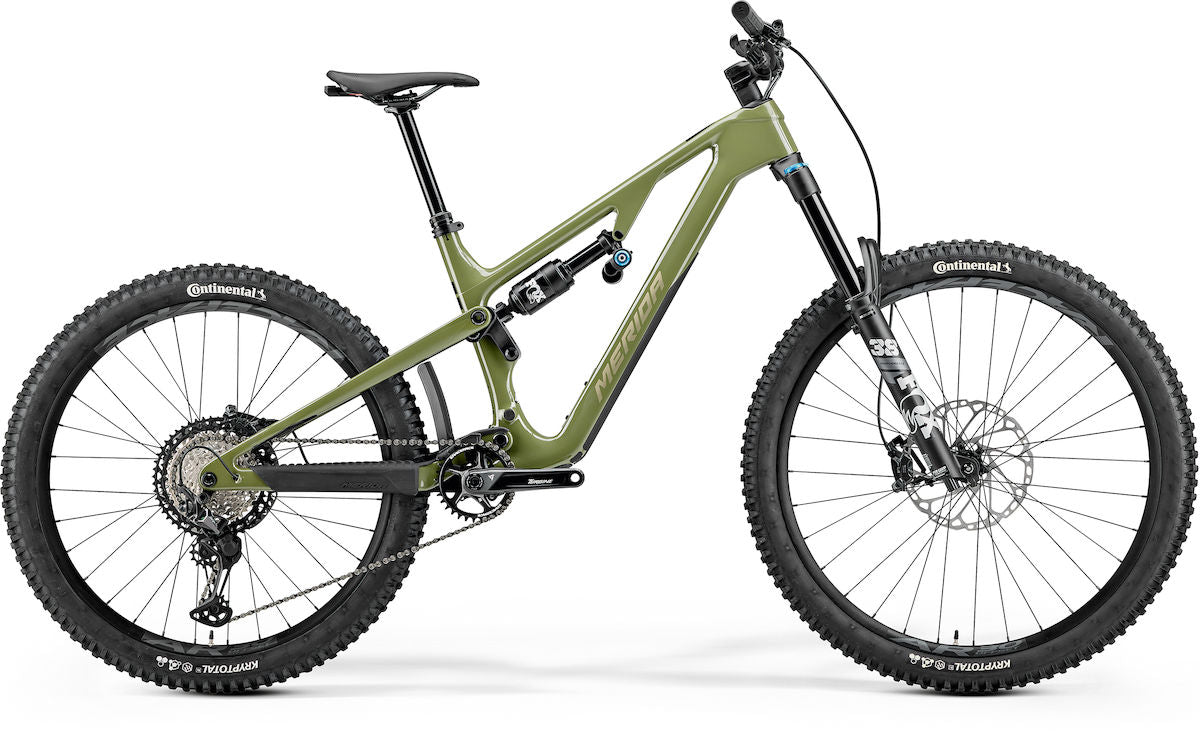 MERIDA ONE-SIXTY 7000 – Mountainbike Fully, Carbon, Shimano XT M8100, Anaconda Green (Cream)