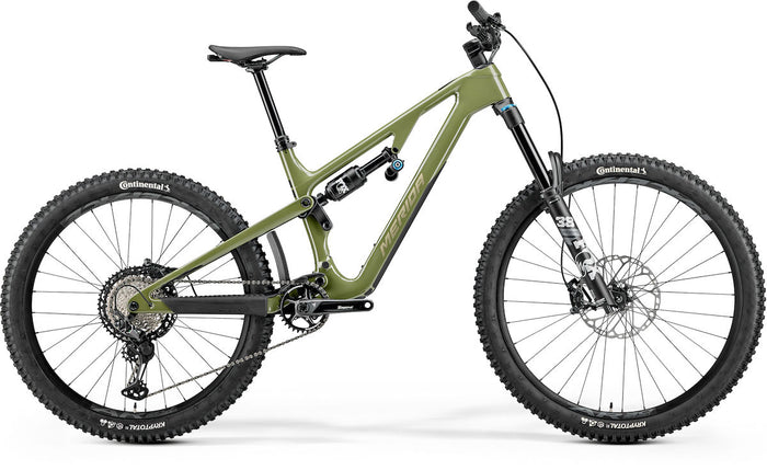MERIDA ONE-SIXTY 7000 – Mountainbike Fully, Carbon, Shimano XT M8100, Anaconda Green (Cream)