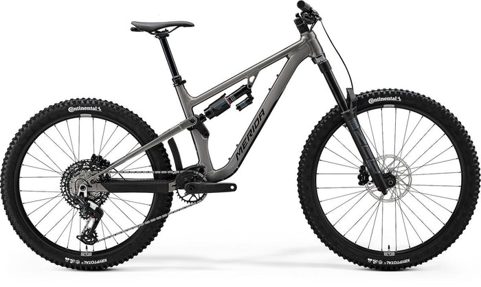MERIDA ONE-SIXTY 700 – Mountainbike Fully, Aluminium, Sram Eagle 90 Transmission, Warm Slate Grey (Golden Black)