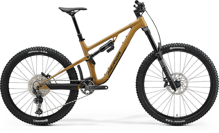 MERIDA ONE-SIXTY 500 – Mountainbike Fully, Aluminium, Shimano Deore M6100, River Clay (Black)