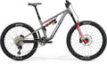MERIDA ONE-SIXTY FR 800 – Mountainbike Fully, Aluminium, Shimano Deore M6100, Silk Gunmetal Grey (White)