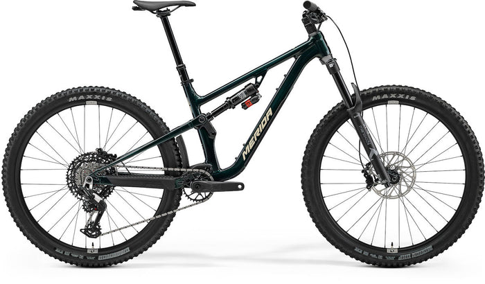 MERIDA ONE-FORTY 700 – Mountainbike Fully, Aluminium, Sram Eagle 90 Transmission, Halo Green (Earth Powder)