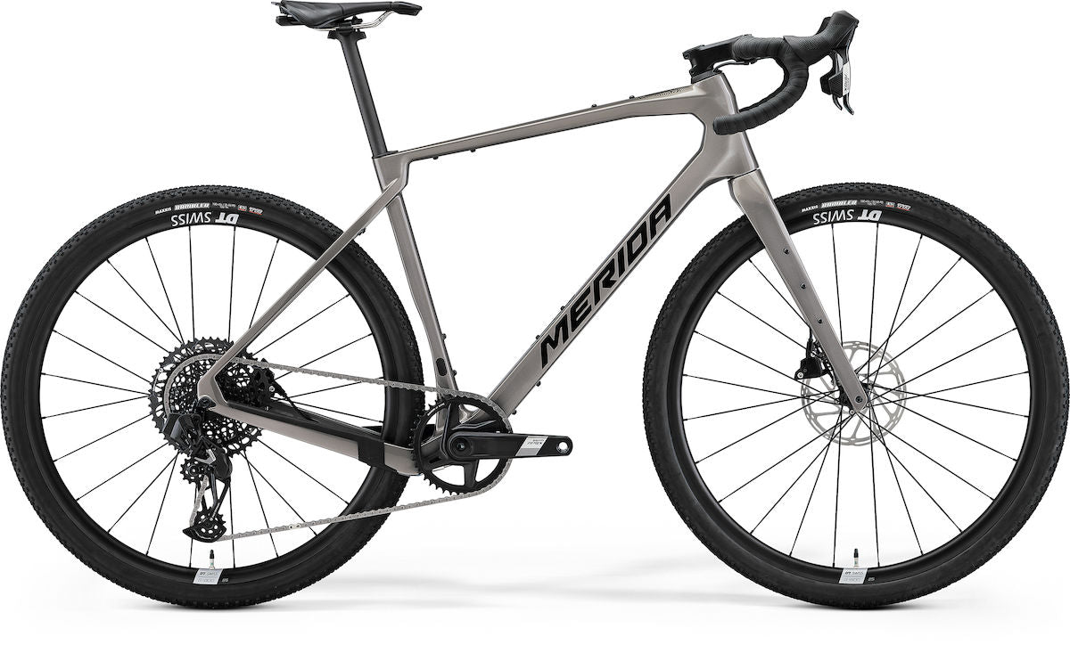 MERIDA SILEX 8000 – Gravelbike, Carbon, Sram X1 Eagle, Warm Slate Grey (Black)