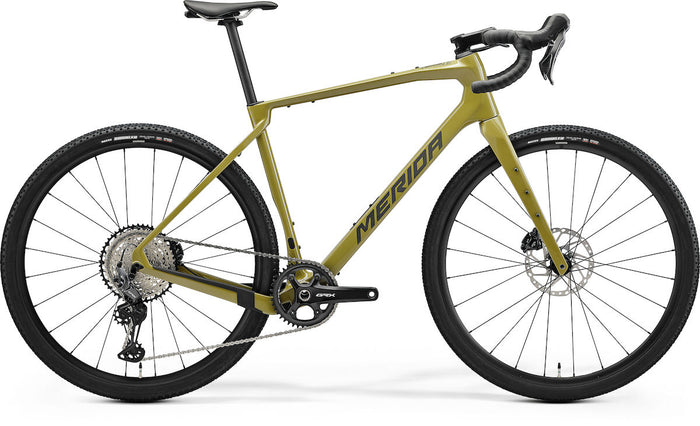 MERIDA SILEX 7000 – Gravelbike, Carbon, Shimano GRX822, Low Key Green (Gunmetal Grey)