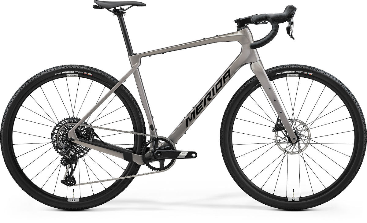 MERIDA SILEX 5000 – Gravelbike, Carbon, Sram Apex Eagle, Warm Slate Grey (Black)