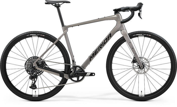 MERIDA SILEX 5000 – Gravelbike, Carbon, Sram Apex Eagle, Warm Slate Grey (Black)