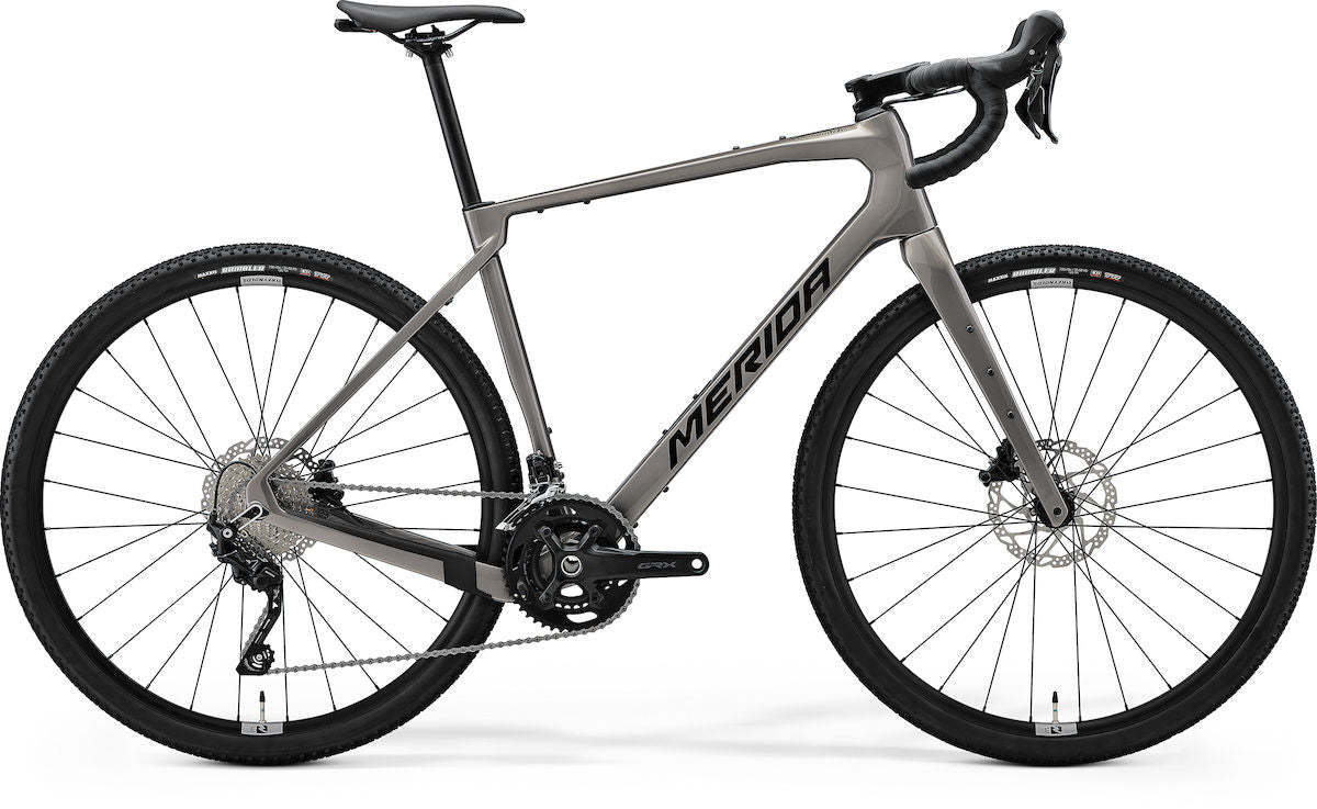 MERIDA SILEX 4000 – Gravelbike, Carbon, Shimano GRX400, Warm Slate Grey (Black)