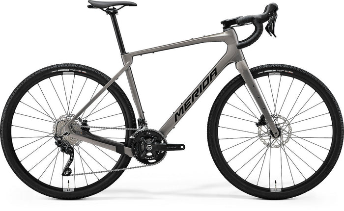 MERIDA SILEX 4000 – Gravelbike, Carbon, Shimano GRX400, Warm Slate Grey (Black)