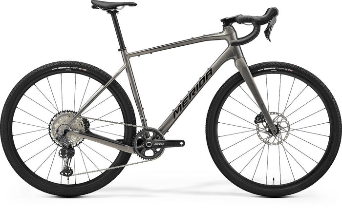 MERIDA SILEX 700 – Gravelbike, Aluminium, Shimano GRX822, Warm Slate Grey (Black)
