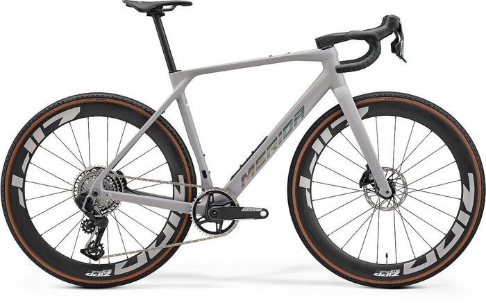 MERIDA MISSION 9000 – Gravelbike, Carbon, Sram Force XPLR, Silk Grey (Holo Silver)