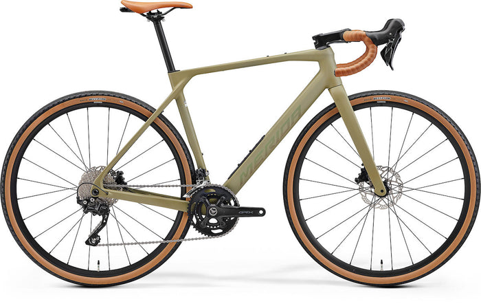 MERIDA MISSION 4000 – Gravelbike, Carbon, Shimano GRX400, Silk Low Key Green (Green)