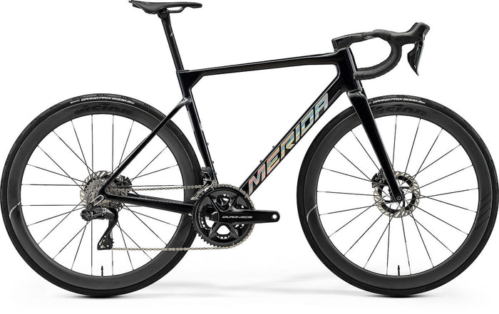 MERIDA SCULTURA TEAM – Rennrad, Carbon, Shimano Dura Ace Di2, Metallic Black (Flash Bcp)