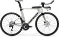 MERIDA TIME WARP TRI 5000 – Triathlon-/Zeitfahrrad, Carbon, Shimano 105 Di2, Titan (Black)