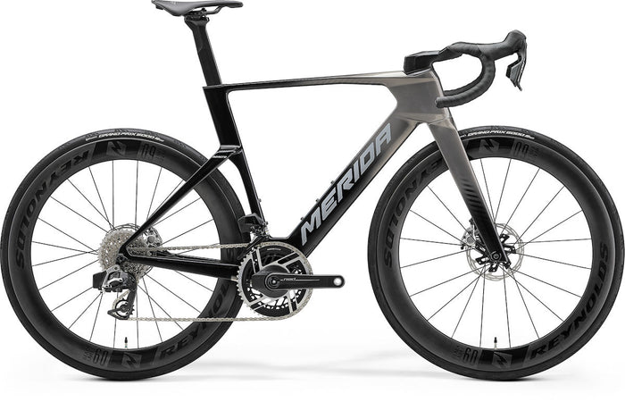 MERIDA REACTO 10K – Rennrad, Carbon, Sram Red, Slate Grey/Black (Silver)