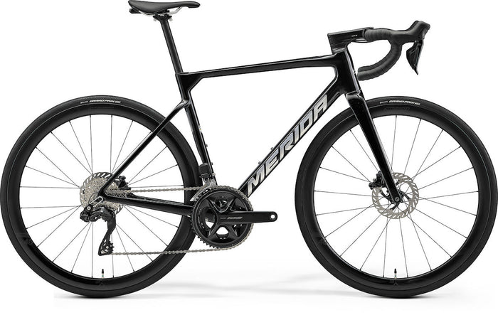MERIDA SCULTURA LIMITED MJ2027 – Rennrad, Carbon, Shimano 105 Di2, Metallic Black (Flash Bcp)
