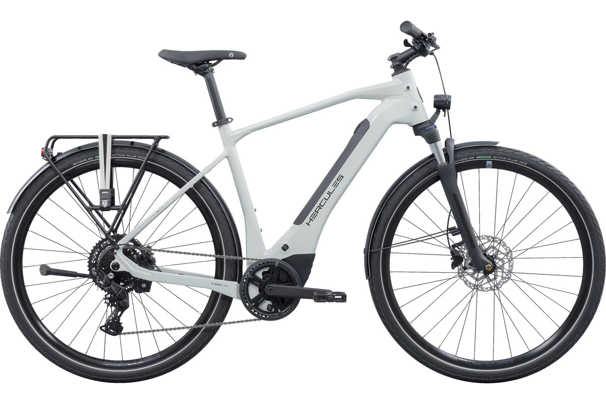 Hercules Futura SL I-9 – E-Urbanbike, Bosch Performance Line SX, 400 Wh, Urban Grey - Glossy
