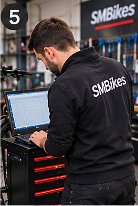 Software-Update und Diagnose am E-Bike per Laptop