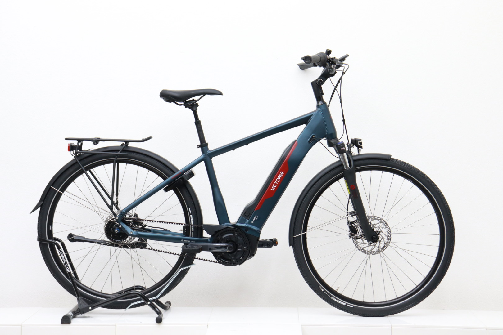 VICTORIA Tresalo 7 E-Trekking|Bosch Performance Line|545 Wh|Shimano Nexus 5-Gang|Riemenantrieb|Gr.S(48 cm)