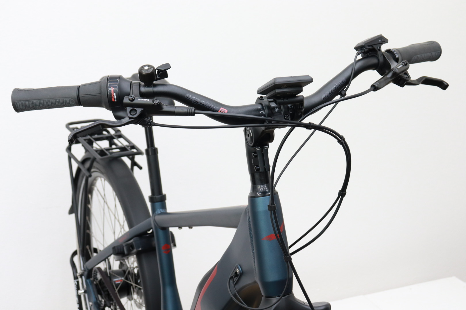 VICTORIA Tresalo 7 E-Trekking|Bosch Performance Line|545 Wh|Shimano Nexus 5-Gang|Riemenantrieb|Gr.S(48 cm) – Bild 5