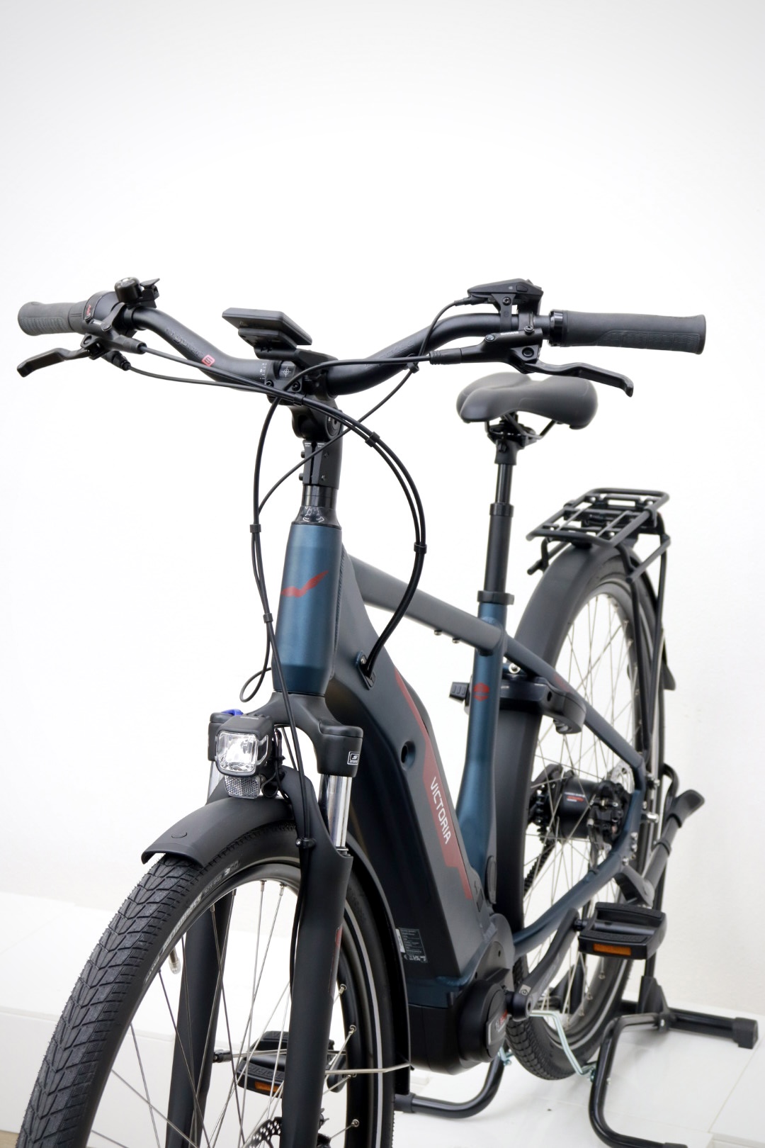 VICTORIA Tresalo 7 E-Trekking|Bosch Performance Line|545 Wh|Shimano Nexus 5-Gang|Riemenantrieb|Gr.S(48 cm) – Bild 3